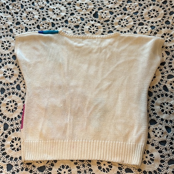 Vintage Jimmy Garcia New York Hand Loomed Knit Sweater/ Size Large - Picture 6 of 7